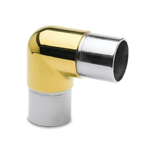 Vinkel 90°, Ø38,1 mm, Mässing (Flush)