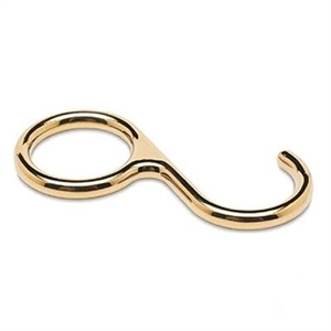 S-krok, Ø25,4 mm, Mässing