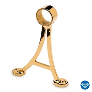 Fotstöd väggfäste A-format, Ø38,1 mm, Mässing