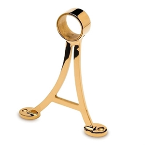 Fotstöd väggfäste A-format, Ø38,1 mm, Mässing