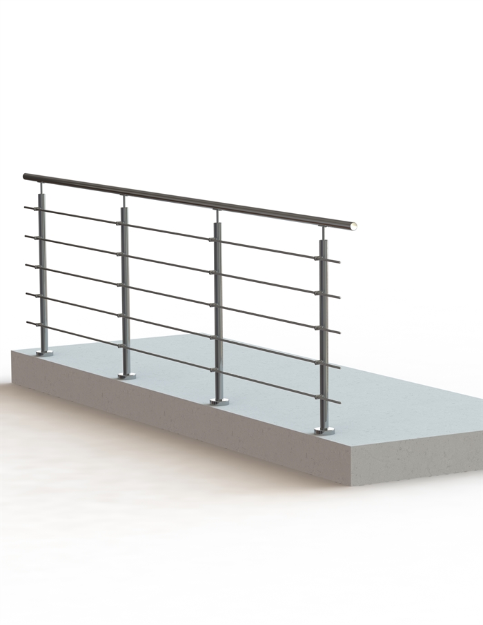 Rostfritt Räcke med Medlöpare