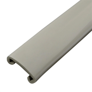 Plastbeklädnad per meter 40x8 grå
