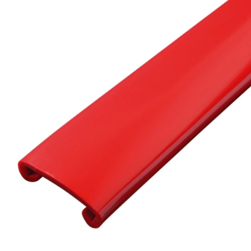 Plastbeklädnad röd