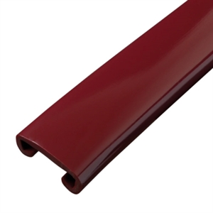 Plastbeklädnad vinröd för 40x8 handledare