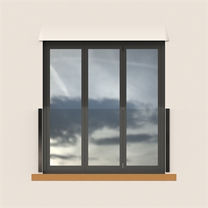 Glasskena svart passar 17,5–21,5 mm glas