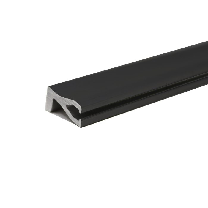 Topplist i svart anodiserad aluminium