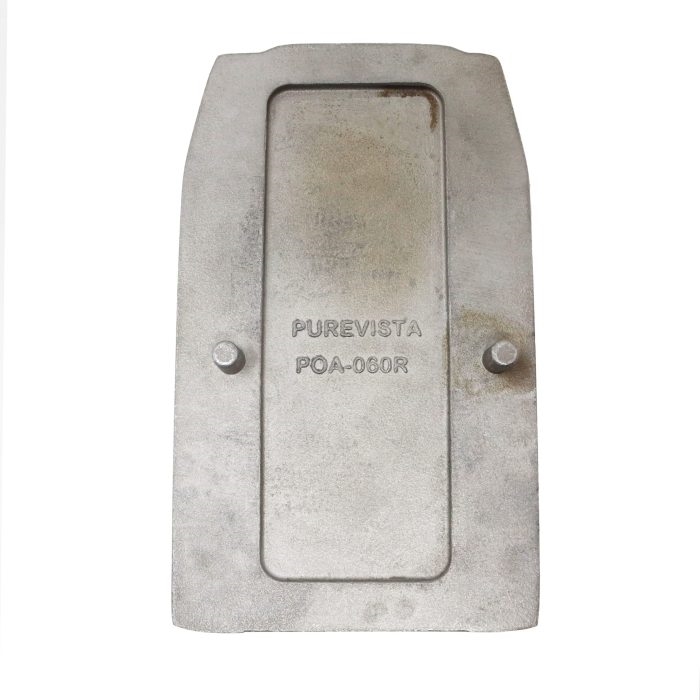 Ändkappa i aluminium höger