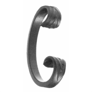 C - dekor  i smidesjärn